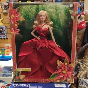 Barbie Red Holiday Petal Gown Doll